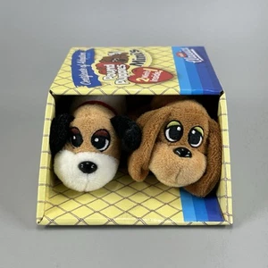 Pound Puppies Mini Classics 2-pack Plush Dogs 3.5" Toys w/ Adoption Certificate - Picture 1 of 6