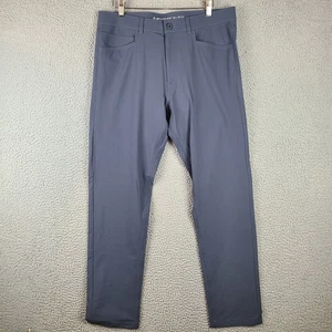 Western Rise Evolution Hose Herren 34x32 blau Chino Performance Golf Freizeit Nylon - Bild 1 von 8