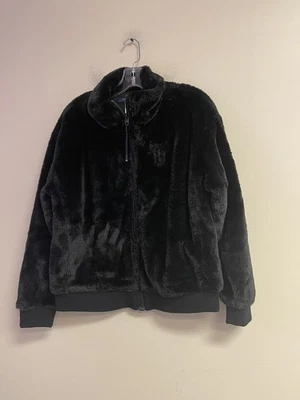 Women's  Tommy Hilfiger faux fur bomber jacket coat size XS - Image 1 of 4