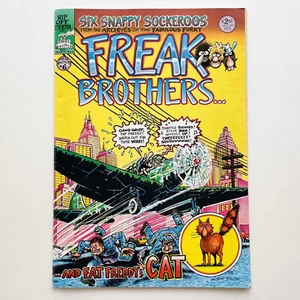 Fabulous Furry Freak Brothers 6 en estado bastante bueno/f - Prensa de estafa 1980 - 4ª impresión - Imagen 1 de 8