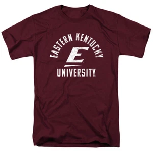 Eastern Kentucky University Adult T-Shirt Colonels Logo, Maroon, S-3XL - Picture 1 of 6