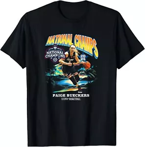 Paige Bueckers 2025 Women's Basketball National Champ T-Shirt - Picture 1 of 4