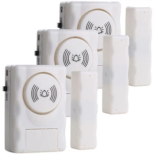 Window Door Home Entry 105db Alarm Magnetic Sensor Security Siren Anti Burglar - Picture 1 of 5