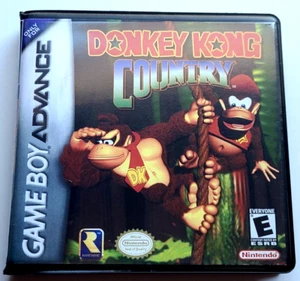 Donkey Kong County SOLO CUSTODIA Game Boy Advance scatola GBA MIGLIORE QUALITÀ DISPONIBILE - Foto 1 di 6