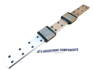 CPC MR15W 2 Linearlagerblöcke und 1 Schiene 18-7/8" lang - Bild 1 von 11