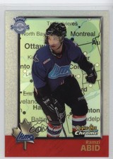 1998 Bowman Chrome CHL O-Pee-Chee International Refractor Ramzi Abid Rookie RC
