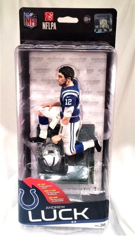 Indianapolis Colts Andrew Luck Mcfarlane (Blue Jersey) NFL Series 36 Figure Cover