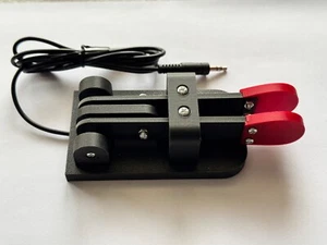 Paddle keyer iambic CARBONIO special version - Codice Morse CW Ham Icom Yaesu - Bild 1 von 3
