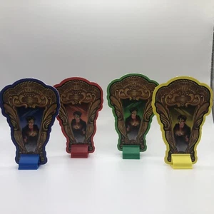 Harry Potter & The Sorcerer's Stone Board Game Replacement Pieces 4 Pawns Movers - Picture 1 of 6