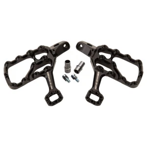 Fastway Ext Motorcycle Foot Peg Kit Pegs Black - Picture 1 of 6