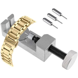 Metall verstellbares Uhrenband Armband Armband Link Pin Entferner Reparatur Werkzeug Kit USA - Bild 1 von 16