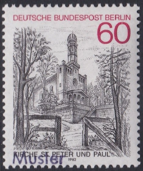 Specimen, Berlin Sc9N477 View, Sts. Peter and Paul Church, Architecture - Image 1 of 1