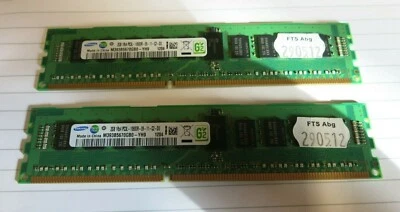 Samsung M393B5670GB0-YH9 4GB (2x2GB) 1Rx4 PC3-10600 DDR3 ECC 240P CL9 Memory - Image 1 of 4