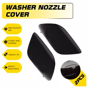 For 2010 2011 2012-2015 Audi Q7 Headlight Washer Nozzle Jet Caps Pair 4L0955276G - Picture 1 of 16