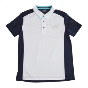 EMPORIO ARMANI EA7 Sporty Stretch Polo Shirt Size M(K-113940) - Picture 1 of 12