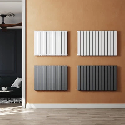 Design Heizkörper Flachheizkörper Horizontal Ohne/Mit Ventil Seitenanschluss  - Bild 1 von 4