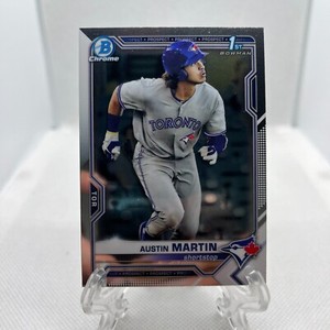 2021 Bowman 1st Bowman Chrome Austin Martin Toronto Blue Jays #BCP-87