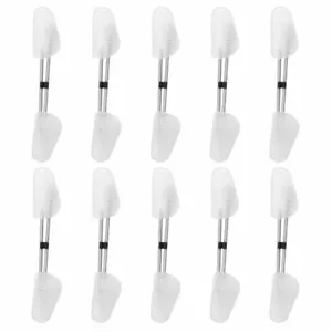 10 Pairs Of Care Shoe Trees Plastic Tree Maintain Shape Shoes Footwear White - Picture 1 of 12