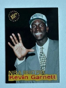 EL.29 Kevin Garnett 1995 Topps Stadium Club NBA Draft Pick RC SL10 - Bild 1 von 2