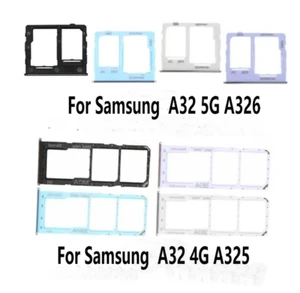 NOWY Podwójny uchwyt na karty SIM Gniazdo SD Uchwyt Czytnik do Samsung Galaxy A32 4G / 5G - Zdjęcie 1 z 9
