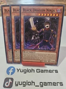 Yu-Gi-Oh Black Dragon Ninja X3 TDIL 1st Edition Common Light Played - Picture 1 of 1