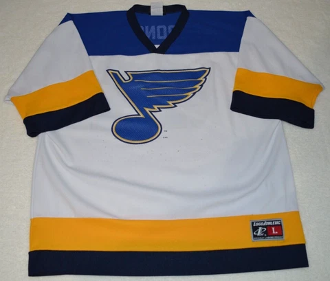 Rare VTG LOGO ATHLETIC Pronger #44 St. Louis Blues Jersey LARGE - Logo Athletic Cover