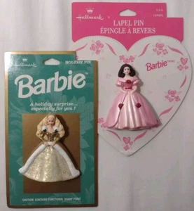 Vintage Barbie Anstecknadeln Hallmark 1996 Neu 2 Stück - Bild 1 von 4