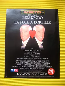 PRESSEWERBUNG THEATER LA CHIP A L'OEILLE JEAN-PAUL BELMONDO AD 1997 - Bild 1 von 1