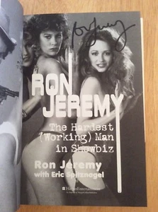 SIGNED by Ron Jeremy - The Hardest (Working) Man In Showbiz HC 1st/1st + Pic - Picture 1 of 11
