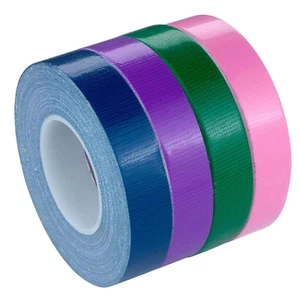 Colored Duct Tape Rolls Waterproof Free Easy to Tear for Crafts - Picture 1 of 11