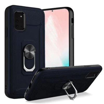 Funda AZUL Champion Magnética 360° Anillo Pata de Cabra para Samsung Note 20 ULTRA 5G Foto 1 de 2