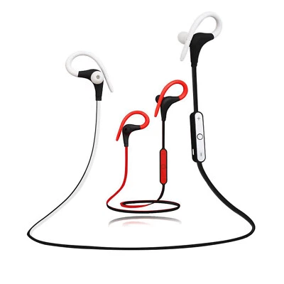 Auricolari sportivi A2DP auricolari Bluetooth cuffie stereo per corsa palestra allenamento - Immagine 1 di 4