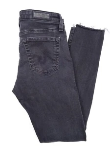 AG Adriano Goldschmied Womens Jeans 26R Black The Legging Ankle Super Skinny - Picture 1 of 20