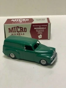MICRO MODELS Plastic FJ Holden Panel Van in green new and . boxed - Picture 1 of 3