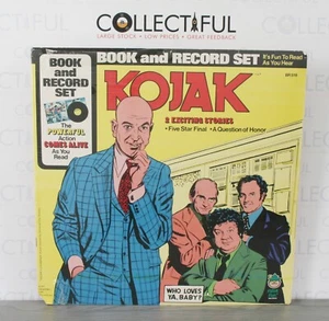 KOJAK - 2 AUFREGENDE STORIES - BUCH & PLATTENSET - PETER PAN 1977 - LP *VERSIEGELT 🙂 - Bild 1 von 2