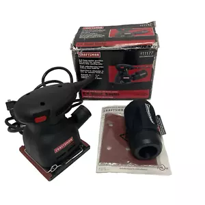 Craftsman 911177 - 1/4 Sheet Sander 2.0 Amp - 3 Sheets - Tested - Used - Good - Picture 1 of 24