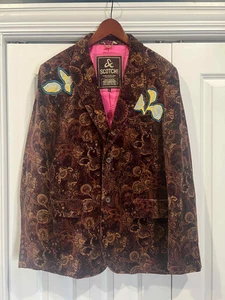 Scotch & Soda Blazer Anzugjacke Gr. L - im Laden, zusätzliche bestickte Patches - Bild 1 von 11