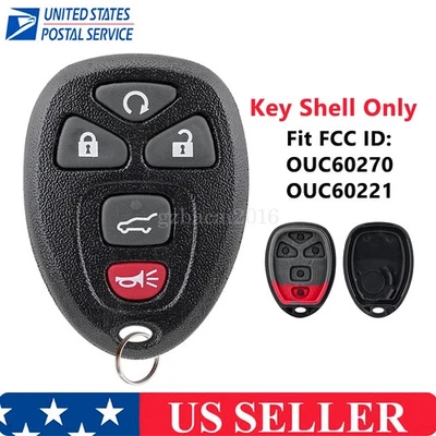 For 07 08 09 10 11 12 13 14 Chevrolet Tahoe Remote Key Fob Shell Case Cover - Image 1 of 4