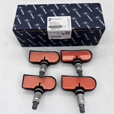 4X 1K0907253D 1K0907255C TPMS Tire Pressure Monitoring Sensor for AUDI VW JETTA - Imagem 1 de 4