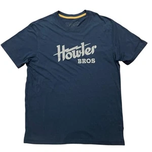 Howler Bros T-Shirt Mens Size L Short Sleeve Crewneck Graphic Logo Print Blue - Picture 1 of 3
