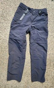 Pantalones Cortos Convertibles The North Face Exterior Talla M Para Hombres Gris Oscuro Senderismo - Imagen 1 de 6