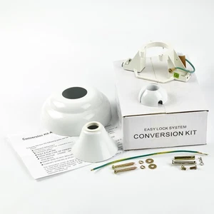 Fantasia Ceiling Fan Drop Rod Conversion Kit – White - Picture 1 of 3