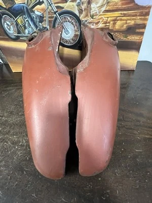 Original OEM Harley Davidson Panhead Gas Fuel Tanks Knucklehead Chopper FL EL - Image 1 of 4