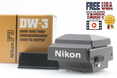[Unused in Box] Nikon DW-3 Waist Level View Finder for F3 F3HP F3/T From JAPAN - Image 1 of 4