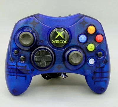 Microsoft Xbox Controller S Wired (Blue) Official With Breakaway - Image 1 of 2