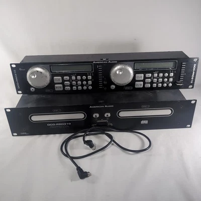American Audio DCD-PRO310 Controlador DJ Profesional Doble Reproductor de CD Set Foto 1 de 4