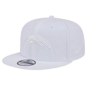 New Era Los Angeles Chargers Whiteout 9FIFTY Snapback Adjustable Hat - Picture 1 of 5