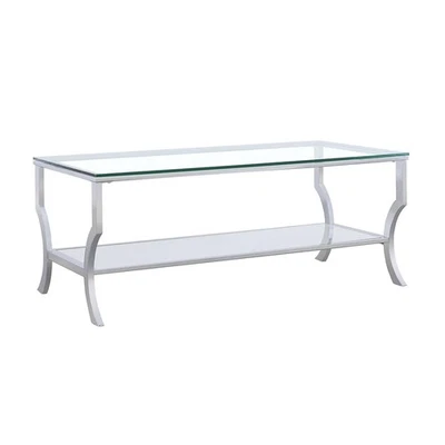 Coaster Home Furnishings - Saide - Rectangular Coffee Table with Mirrored Low... - Image 1 of 4