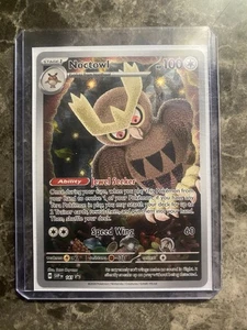Pokémon Noctowl TCG Stellar Crown 141 Black Star Promo Holo Karte NM Zustand - Bild 1 von 1