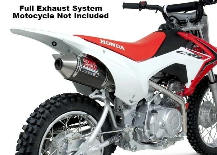 Sistema de exaustão completo Yoshimura RS2 Pro-Series SS-CF-SS Honda CRF110F 13-18 Enduro - Imagem 1 de 1